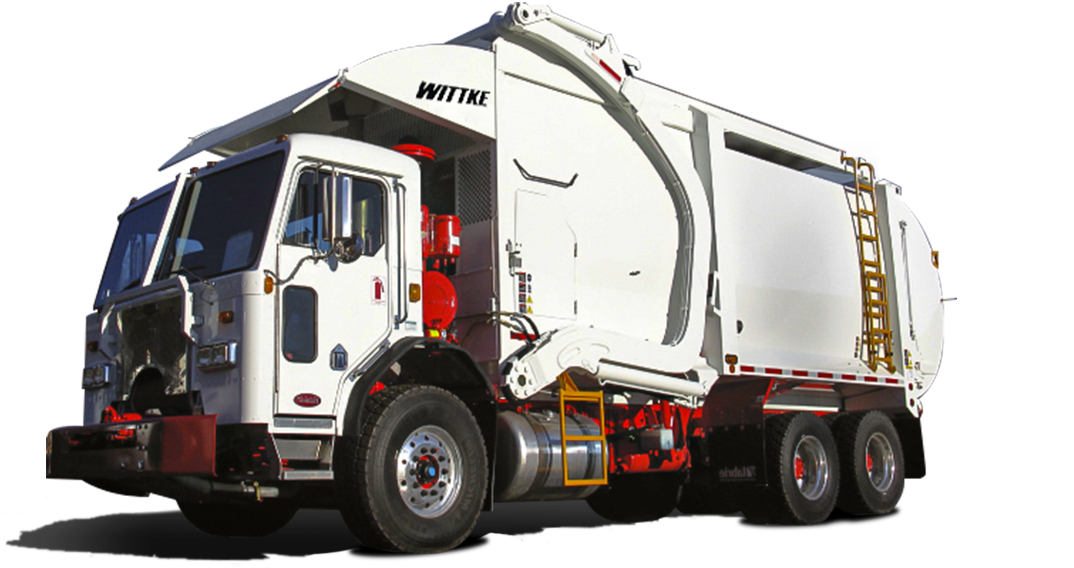 Garbage trucks from Bridgeport, Loadmaster, Loadal and G-S Products